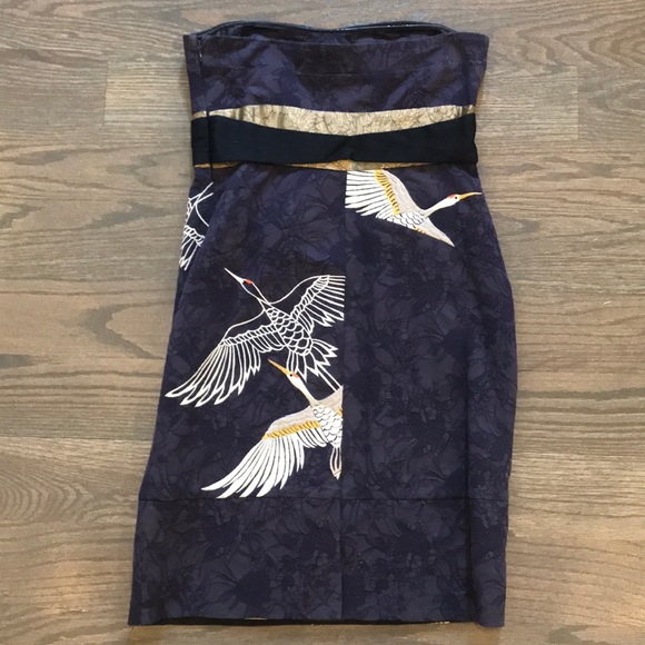 Anthropologie strapless dress size 6 - Picture 3 of 8